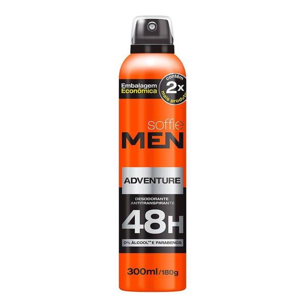 Desodorante Antitranspirante Soffie Men Adventure 48h 300ml