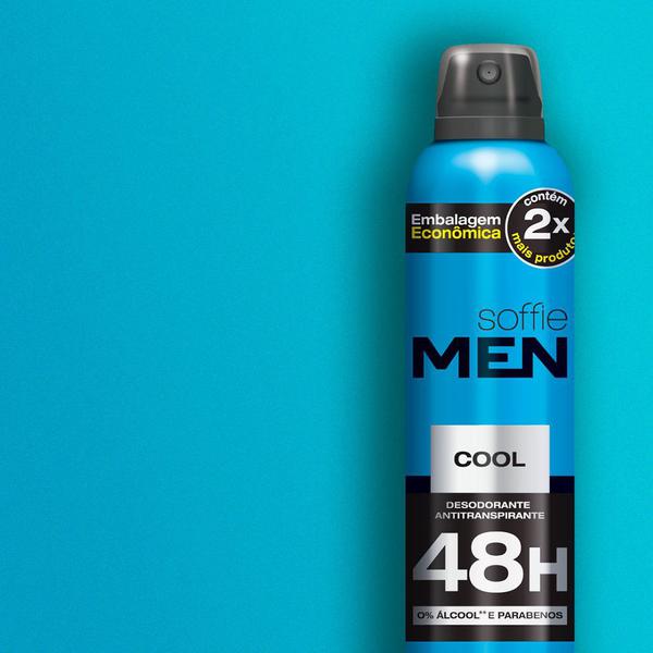Desodorante Antitranspirante Soffie Men Cool Aerosol