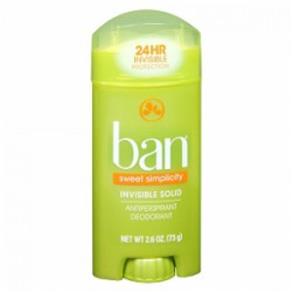 Desodorante Ban Roll On Unscented Sem Perfume 103ml