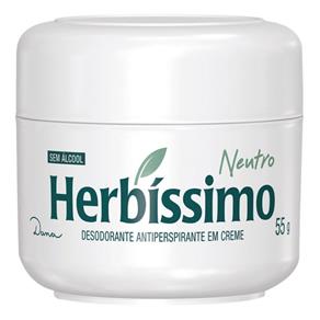 Desodorante Creme Herbíssimo Neutro