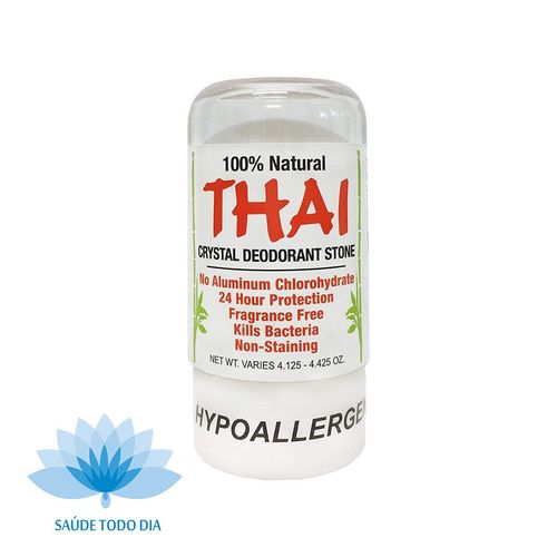 Tudo sobre 'Desodorante de Cristal Natural Tailandês 60g Hipoalérgico'