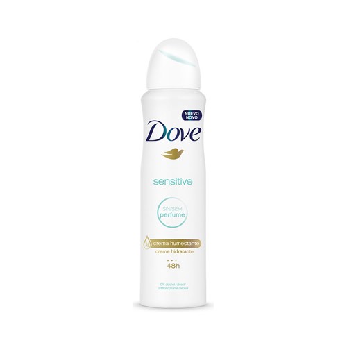 Desodorante Dove Aerosol Feminino Sensitive 89g