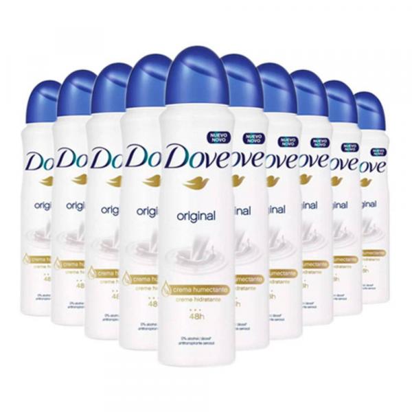 Desodorante Dove Original Aerosol 150ml - 10 Unidades