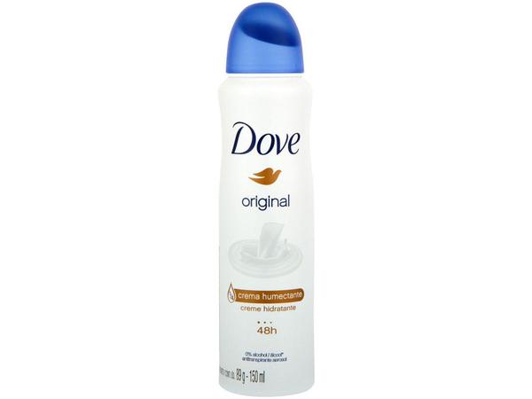 Desodorante Dove Original Aerossol - Antitranspirante Unissex 150ml