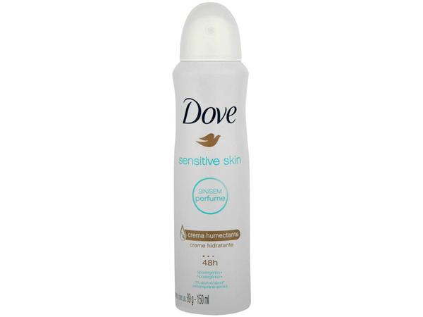 Desodorante Dove Sensitive Aerosol - Antitranspirante Unissex Sem Perfume 150ml