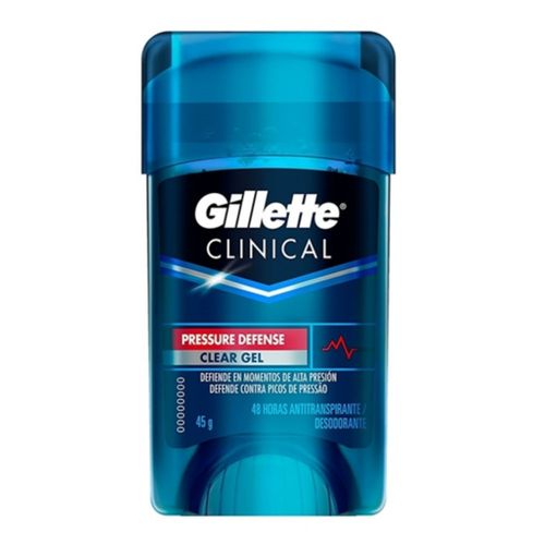 Desodorante Dry Stick Gillette 45g Clear Gel Clinical