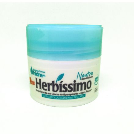 Desodorante em Creme Herbíssimo Neutro Sem Perfume 55g