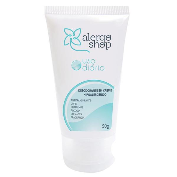 Desodorante em Creme Hipoalergênico 50g - Alergoshop