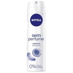 Desodorante Feminino Nivea Sensitive & Pure aerosol 150mL