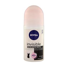 Desodorante Feminino Roll-on Invisible For Black & White 24h - Nivea