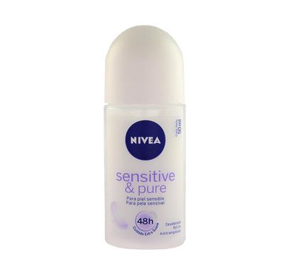 Desodorante Feminino Roll-on Sensitive & Pure 48h 50ml - Nivea