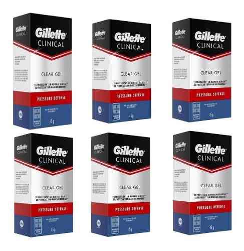 Desodorante Gillette Clinical Gel Pressure Defense 45g C/12u