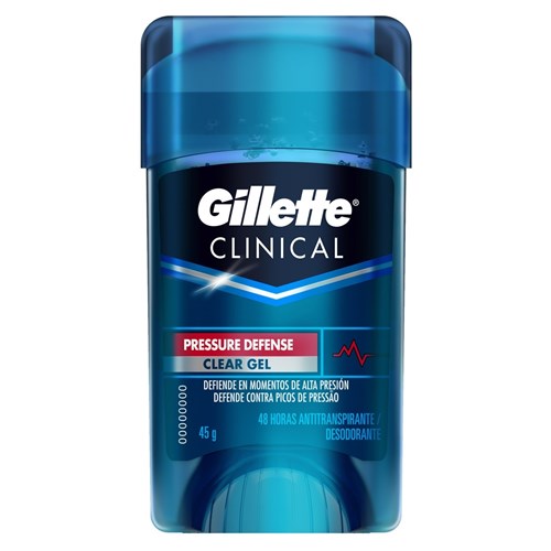 Desodorante Gillette Clinical Gel Pressure Defense 45G