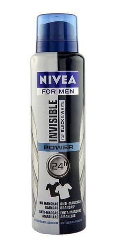 Desodorante Masculino Aerosol Invisible Black & White Nivea