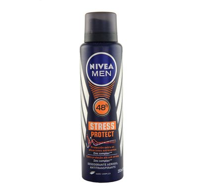 Desodorante Masculino Aerosol Stress Protect 48h 150ml - Nivea