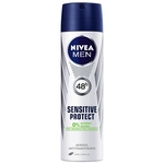 Desodorante Masculino Nivea Men Protect sensitive aerosol, 150mL