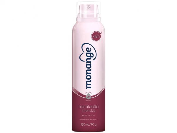 Tudo sobre 'Desodorante Monange Antitranspirante Aerosol - Feminino Hidratação Intensiva 150ml'