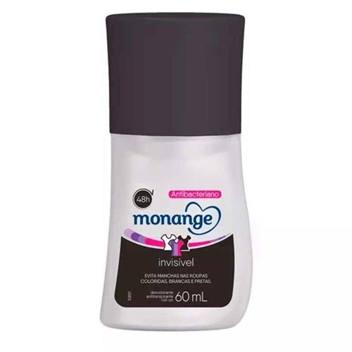 Desodorante Monange Roll On 60Ml Invisível