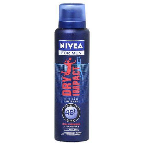 Desodorante Nivea Aerosol Dry Impact For Men 150ml