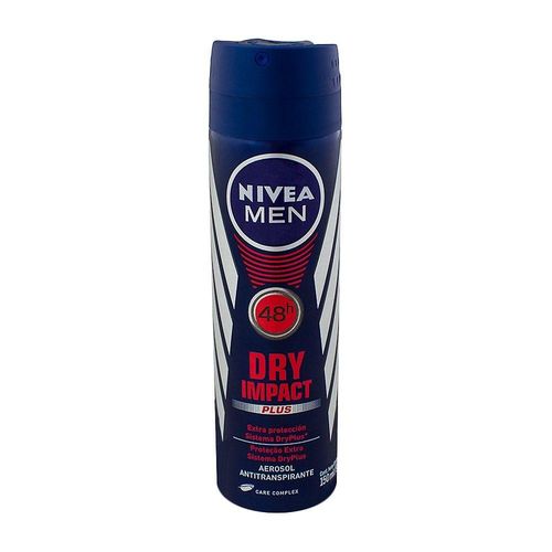 Desodorante Nivea Aerosol Dry Impact Plus Masculino 150ml