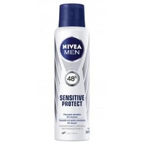 Desodorante Nivea Aerosol Sensitive Protect Masculino - 90g