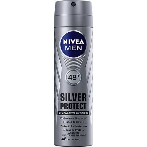 Desodorante Nivea Aerosol Silver Protect 93g