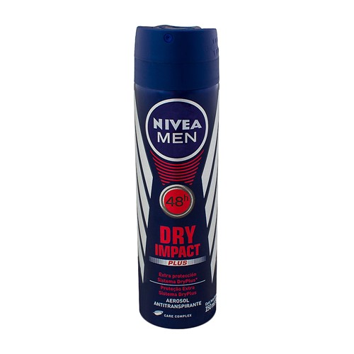 Desodorante Nivea For Men Dry Impact Plus Aerosol 150ml