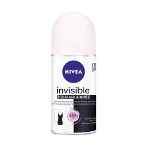 Desodorante Nivea Invisible Black e White Roll On - 50ml