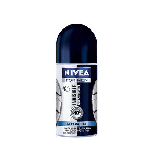 Desodorante Nivea Men Black & White Power Roll On 50ml
