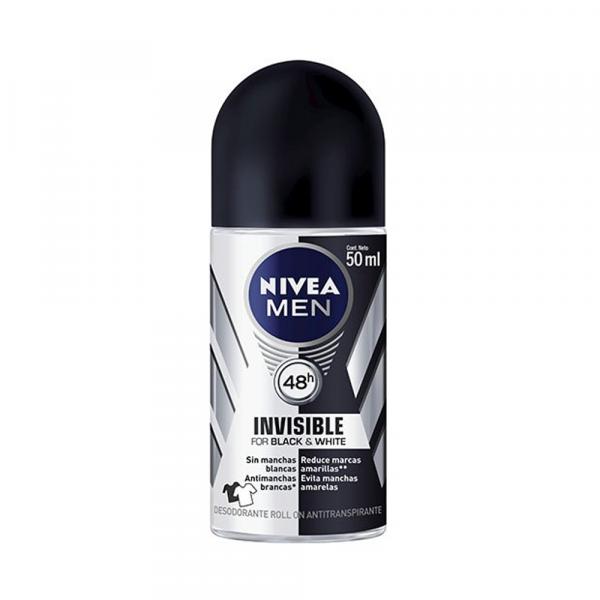 Desodorante Nivea Men Black White Power Roll On - 50ml