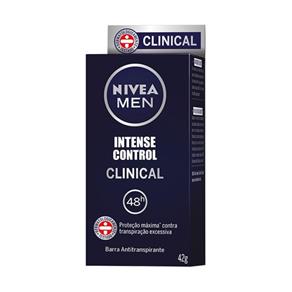 Tudo sobre 'Desodorante Nivea Men Clinical Intense Control Stick - 42g'