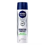 Desodorante Nivea Men Sensitive Protect Aerosol Antitranspirante 48h com 150ml