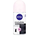 Desodorante Nivea Roll-on Feminino Invisible Black White 50ml