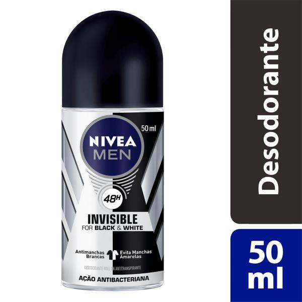 Desodorante Nivea Roll On Masculino BlackWhite Power 50ml