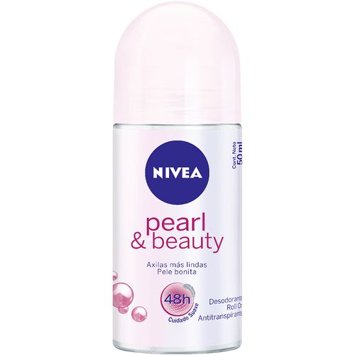 Desodorante Nivea Roll-on Pearl Beauty 50ml Desodorante Nivea Roll On Pearl Beauty 50ml