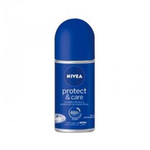 Desodorante Nivea Roll On Protect & Care Feminino 50ml