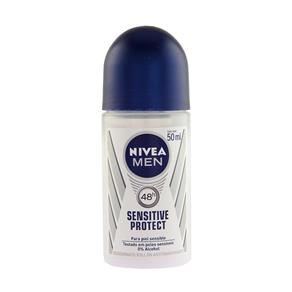 Desodorante Nivea Roll On Sensitive Protect Masculino 50ml