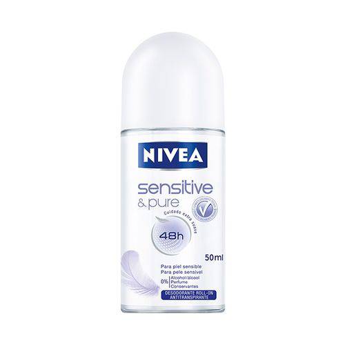 Desodorante Nivea Rollon Sensitive & Pure 50ml