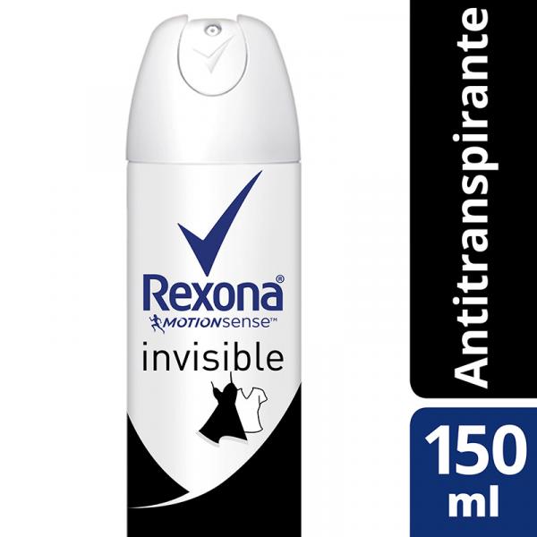 Desodorante Rexona Aerosol Invisible Feminino 150ml - Unilever
