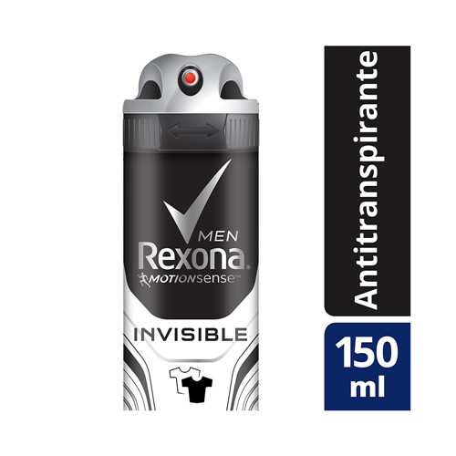 Desodorante Rexona Aerosol Masculino Invisible 150ml