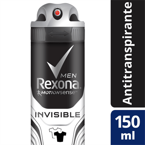Desodorante Rexona Invisible Masculino Aerosol 90g