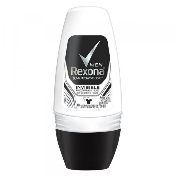 Desodorante Rexona Invisible Roll On - 50ml - Unilever