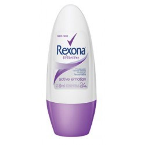 Desodorante Rexona Roll On Active Emotion Feminino 50ml