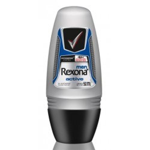 Desodorante Rexona Roll On Active Masculino 50ml