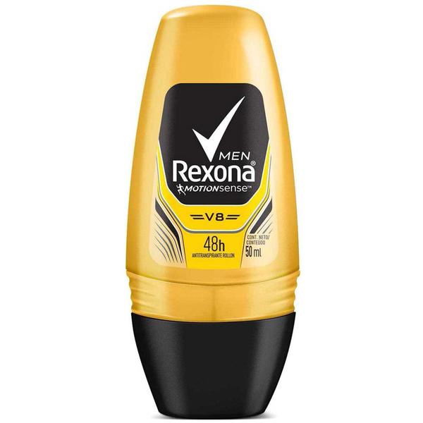 Desodorante Rexona Roll On Men V8 50ml - Rexona Men