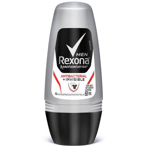 Desodorante Rexona Rollon 50ml Masculino Antibac Invis