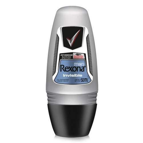 Desodorante Roll-On 50Ml Masculino Invisible Unit, Rexona