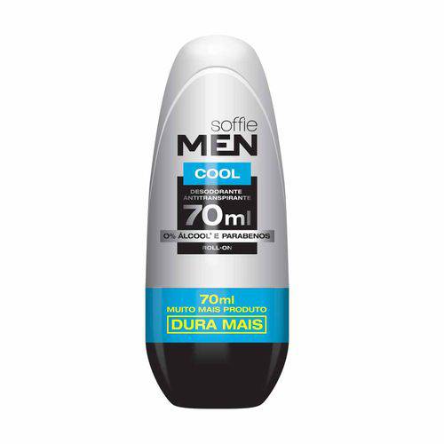 Tudo sobre 'Desodorante Roll-On Antitranspirante Soffie Men Cool Masculino 70ml'