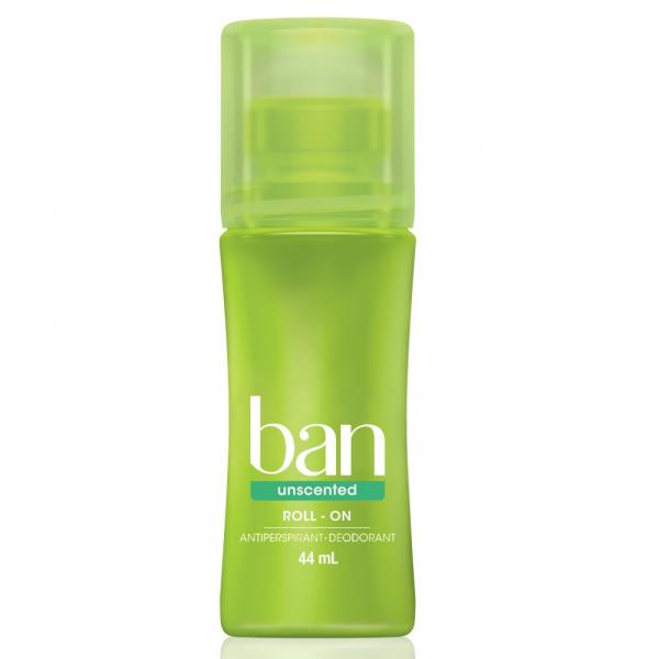 Desodorante Roll On Ban Unscented Sem Perfume 44ml