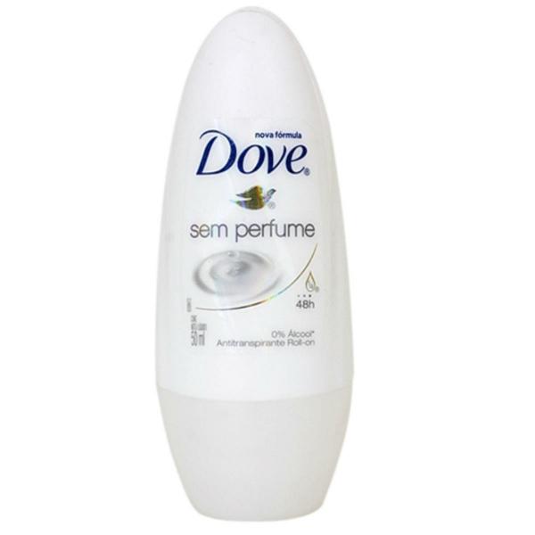 Desodorante Roll-on Dove 50ml Feminino Sem Perfume - Sem Marca